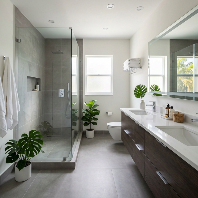 modern bathroom design Florida